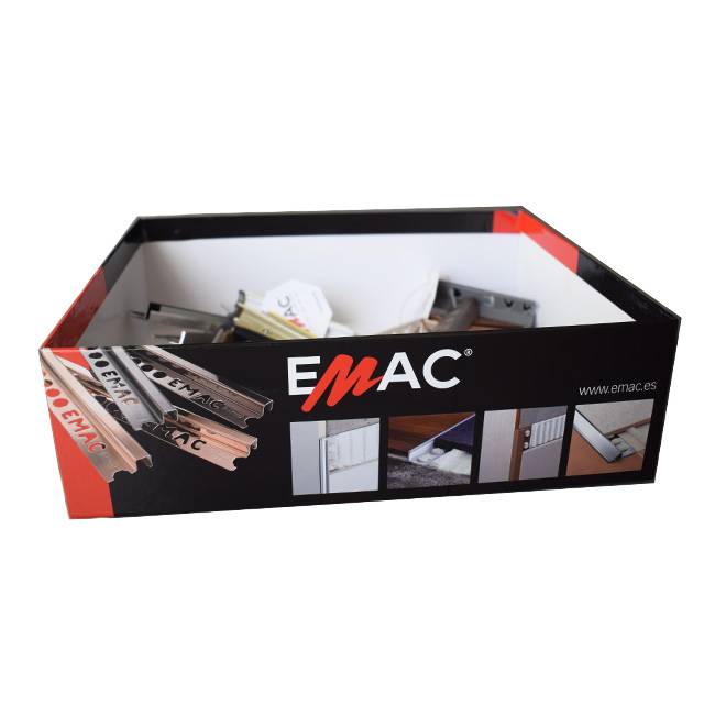 Presentación comercial de caja de muestras